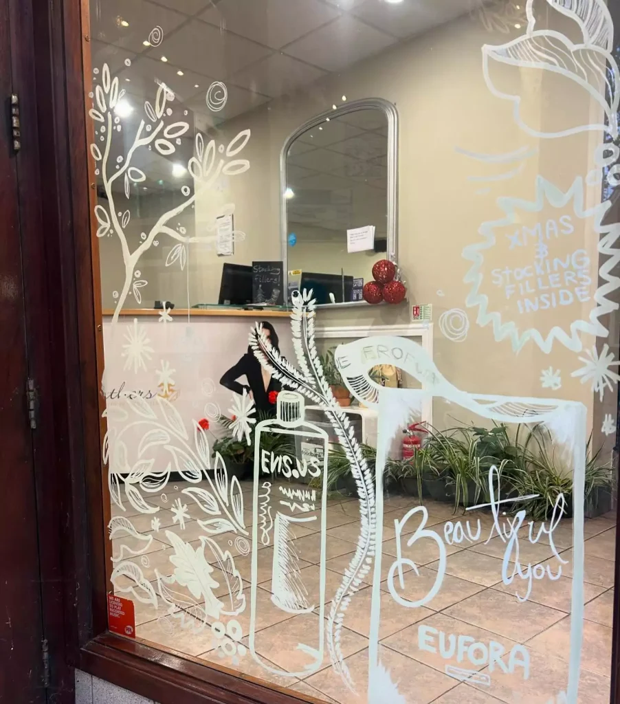 commercial window art