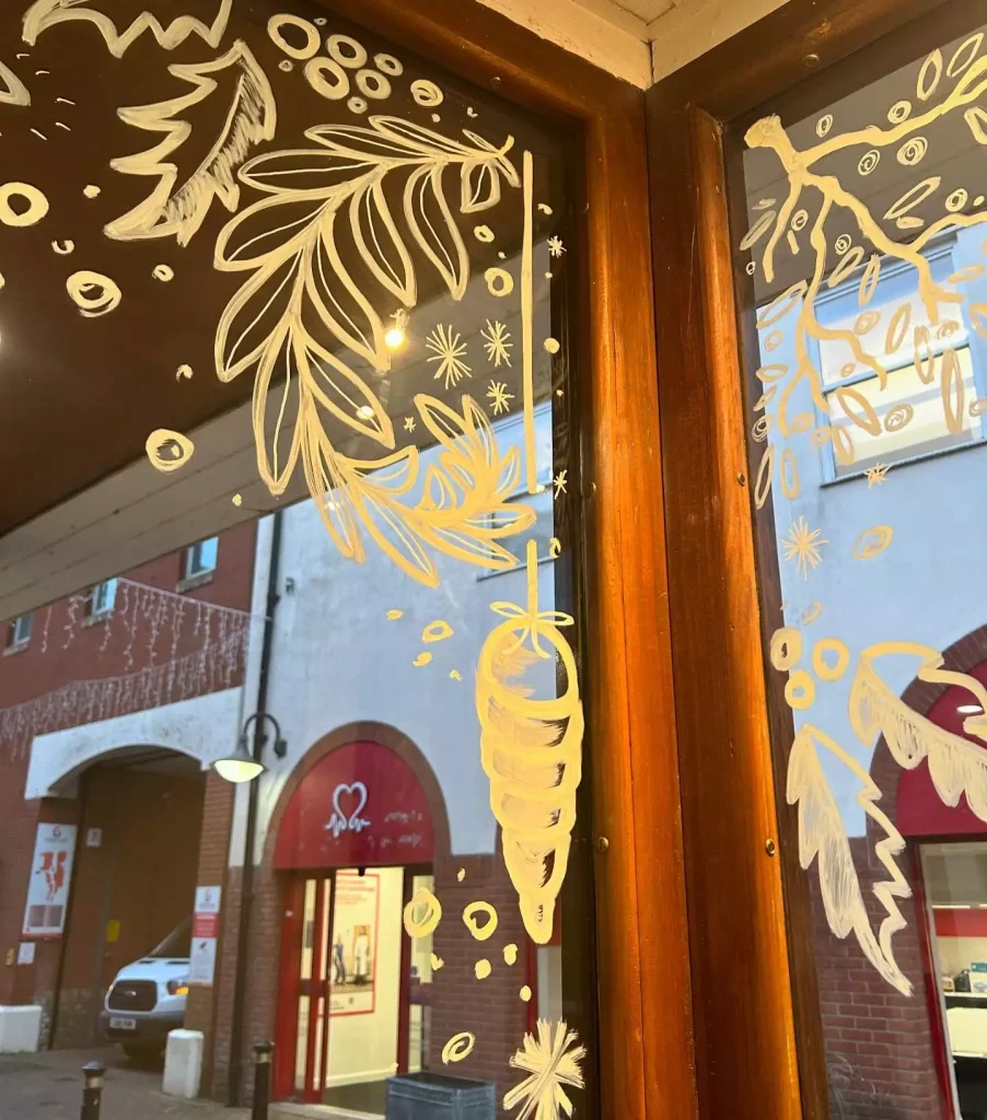 shop window art