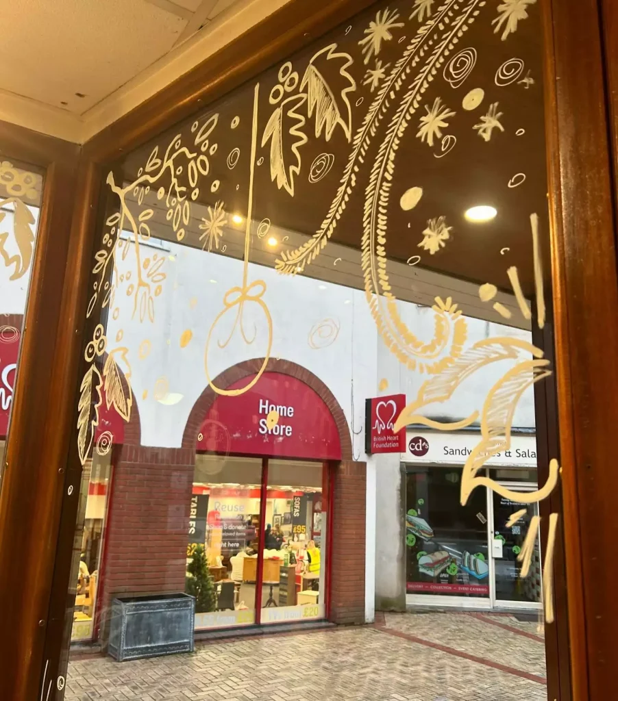 commercial window painting