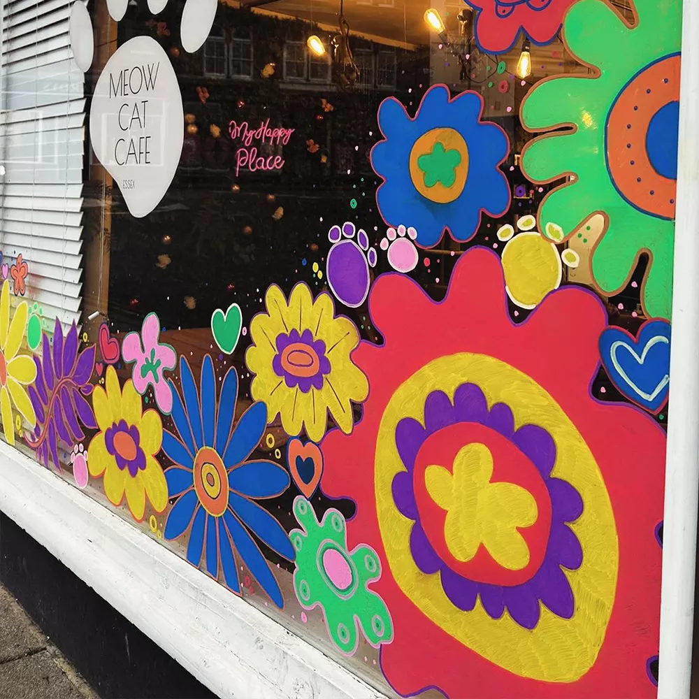 shop window art